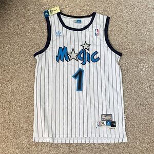 adidas Orlando Magic Tracy McGrady White Hardwood Classics Jersey XL NWT